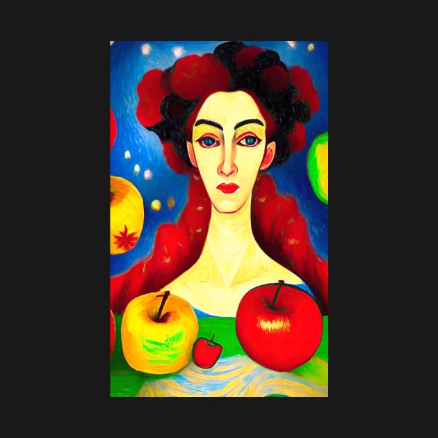 Goddess of Apples 2 by secretgardener