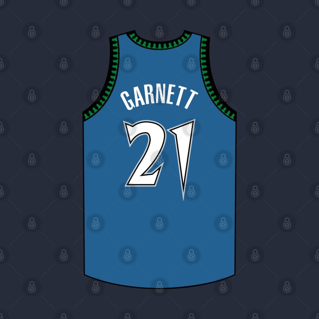 Kevin Garnett Minnesota Jersey Qiangy by qiangdade