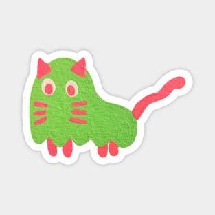 Boo ghost, Cat halloween Magnet