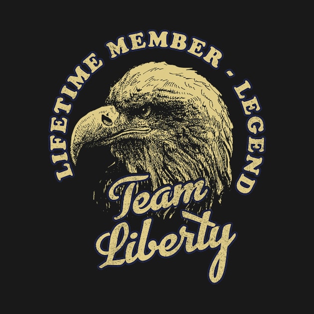 Liberty Name - Lifetime Member Legend - Eagle by Stacy Peters Art