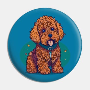 Goldendoodle Pin