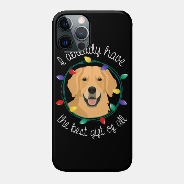 Golden Retriever Lover Christmas Gift I Love Golden Retrievers Golden Retriever Christmas Gift Phone Case Teepublic