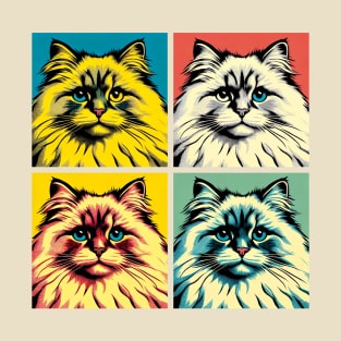 Ragamuffin Pop Art - Cat Lovers T-Shirt