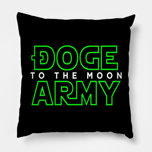 Doge Army Doge Wars Pillow by DogeArmy