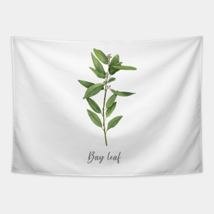 Bay leaf herb art Tapestry