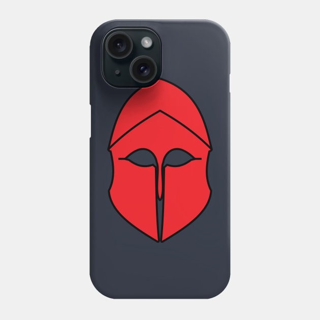 Corinthian helmet (red) Phone Case by PabloDeChenez