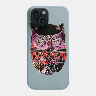 Boho Owl Colourful Mosaic Phone Case