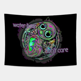 Waterbear don't care oil slick Tapestry