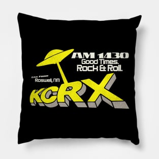 KCRX 1430 Roswell NM Retro Defunct Radio Station Pillow