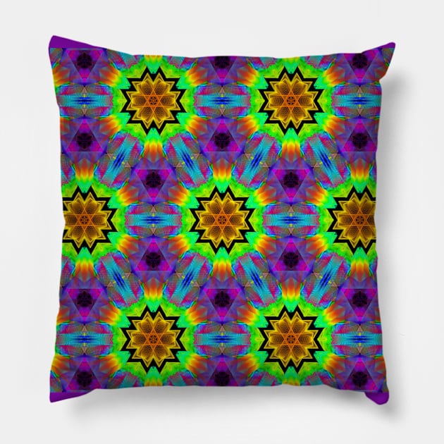 Atomic Fusion - Solar Grid Pillow by Boogie 72