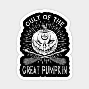 Cult of the Great Pumpkin Crossed Brooms Magnet