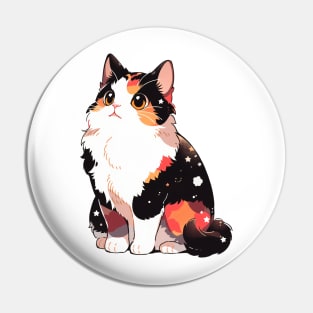 Fat Orange Cat Pin