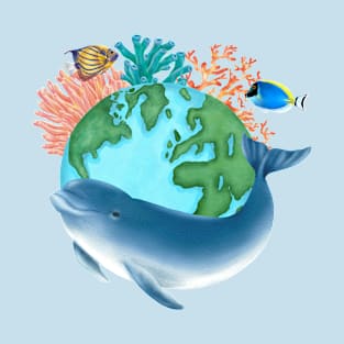 Dolphin and His World, Sea Life T-Shirt