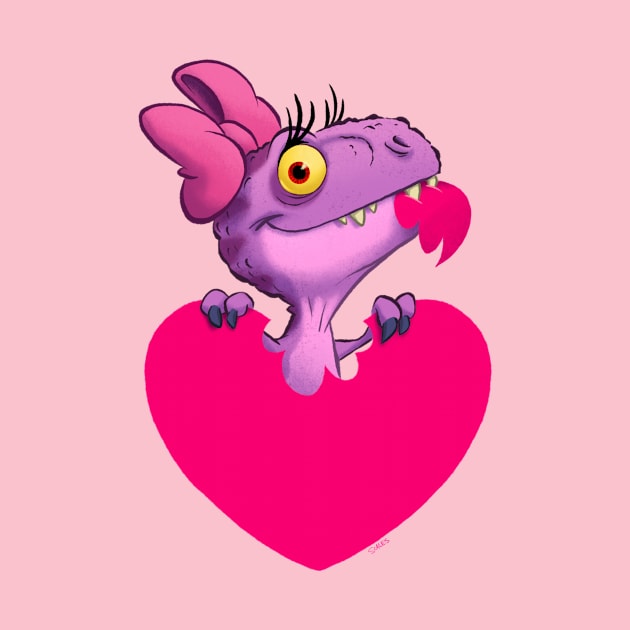 Dino Love by EricScalesCartoons