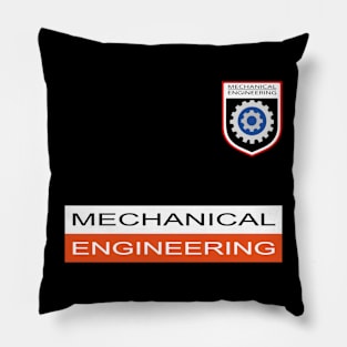 Mechanical engineering logo mechanic engineer text Pillow