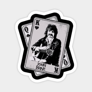 Retro John Prine Style Card Magnet