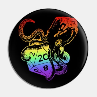 Fathomless D20: dnd 5e warlock dice Rainbow edition Pin