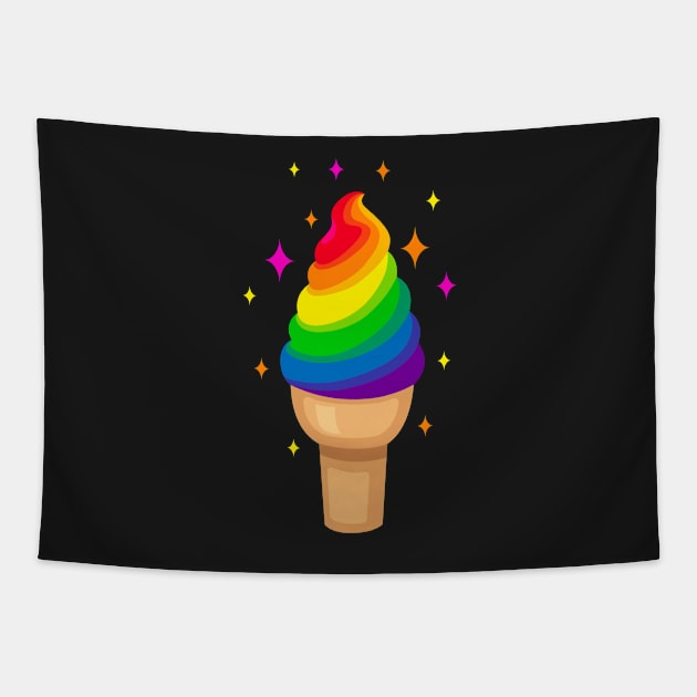 LGBTQ Pride Designs Tapestry by tomodaging