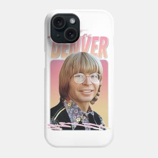 John Denver -  Retro Style Fan Artwork Phone Case