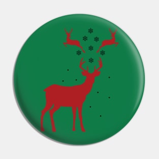 Reindeers Pin