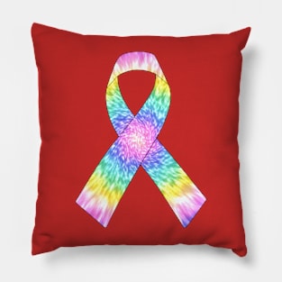 Tie Dye Ribbon Pillow