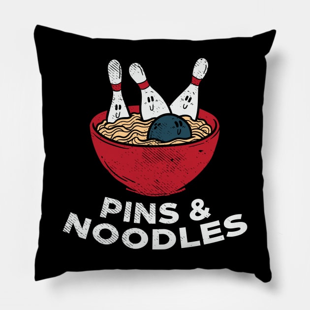 Pins & Noodles Pillow by maxdax