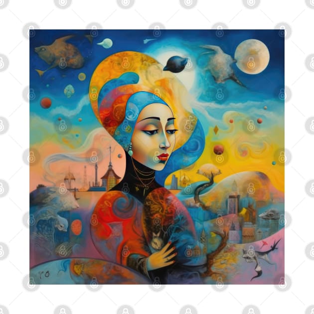 Surreal Orientalism -Dreamscape Fusion by TooplesArt