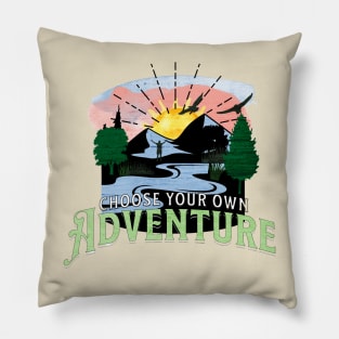 Choose Your Own Adventure Pillow