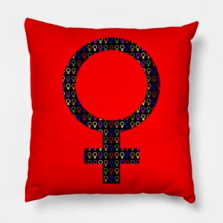 Female symbol Pillow