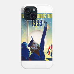 Vintage Travel Poster - 1939 World's Fair Phone Case