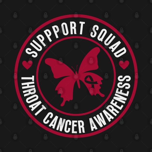 Support Squad Throat Cancer Awareness by oneduystore