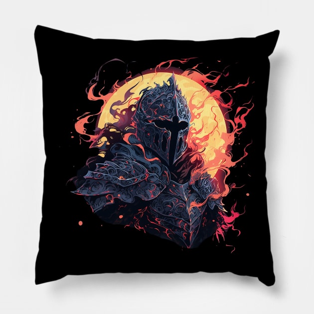 dark soul Pillow by piratesnow