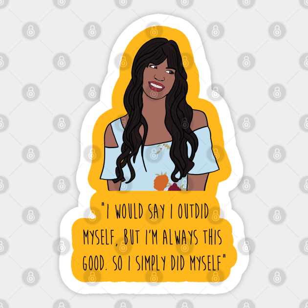 The Good Place Tahani Quote The Good Place Quotes Autocollant Teepublic Fr