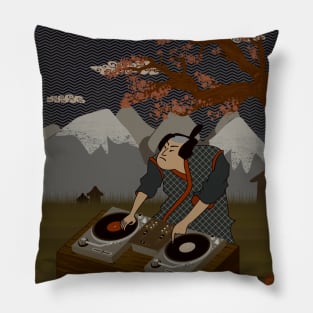 Japanese Art Style Dj Pillow