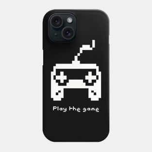 Cool white Stick Console Pixel Art T-shirt Phone Case