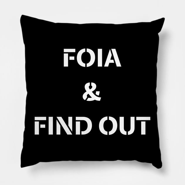 foia and find out Pillow by retro bloom