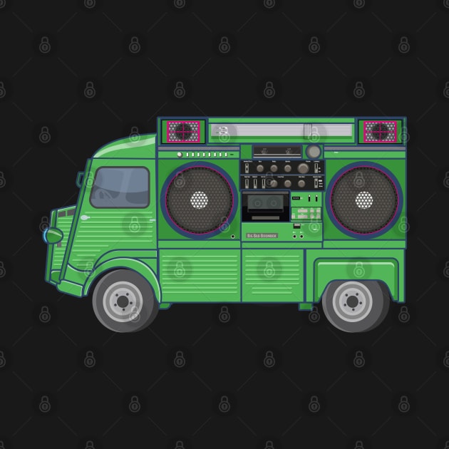 Citroen HY - Boombox Van- Huge Ghettoblaster on a Classic Van by Boogosh