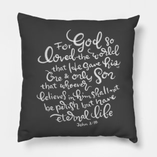 God So Loved the World - John 3:16 Pillow