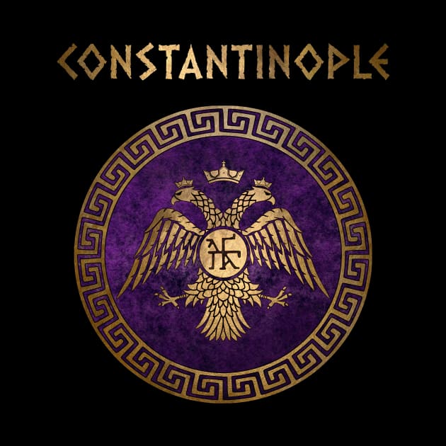 Constantinople Byzantine Empire Symbol of Byzantium by AgemaApparel