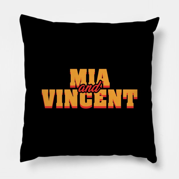 Mia and Vincent Pillow by Woah_Jonny