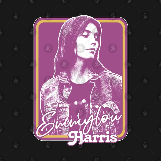 Emmylou Harris // Outlaw Country Retro Fan Design by DankFutura