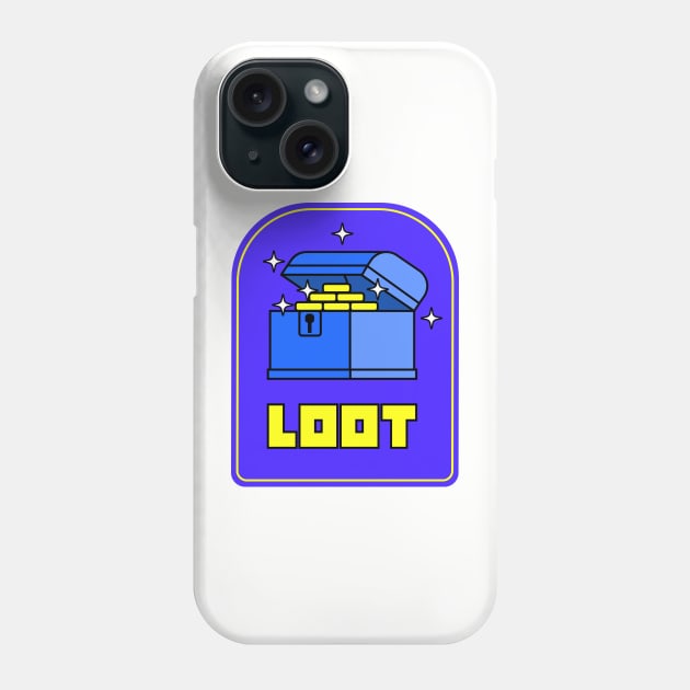 Loot treasure Video games Retro gaming Phone Case by Tanguy44