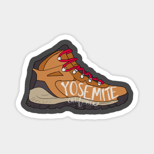 Yosemite Hiking Boot Magnet