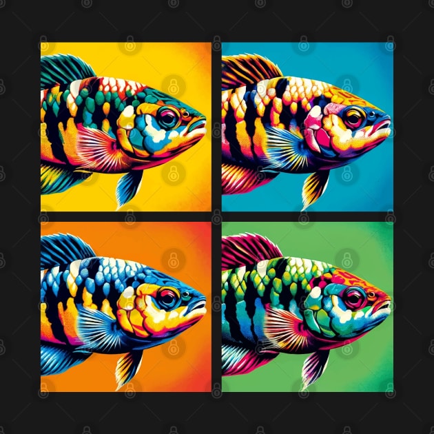 Pop Killifish - Cool Aquarium Fish by PawPopArt