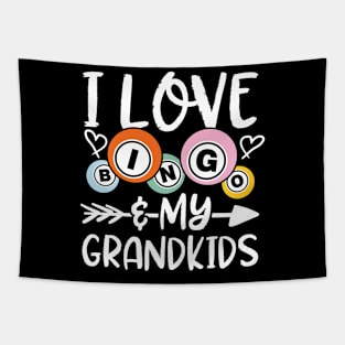 I Love Bingo and My Grandkids Tapestry