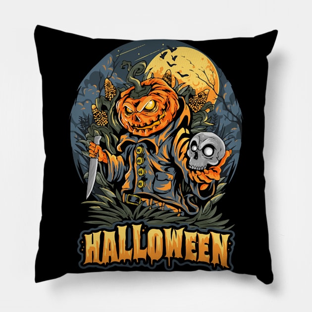 happy halloween Pillow by awesome98