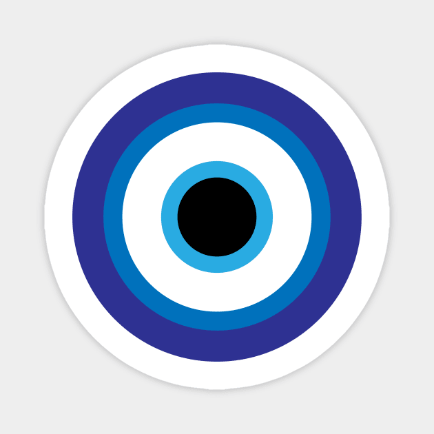Turkish Evil Eye (Nazar) bead symbol for protection Magnet by mrsupicku