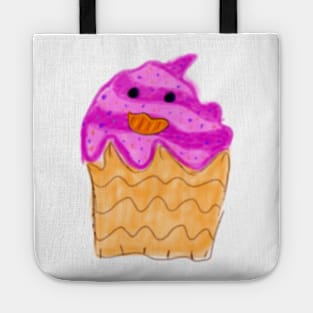 Pink cupcakes art Tote