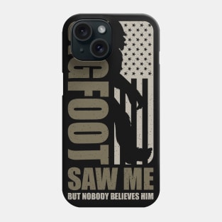 Bigfoot American flag Phone Case