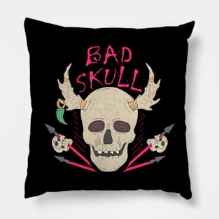 Bad Skull 2 Pillow